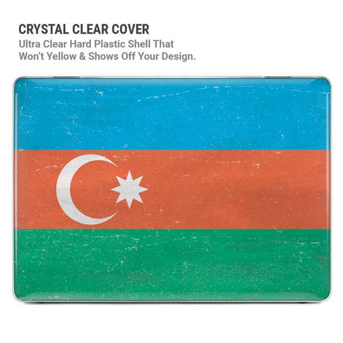 Azerbaijan Flag Distressed MacBook Air 15in (2023-2025) Case plus Skin